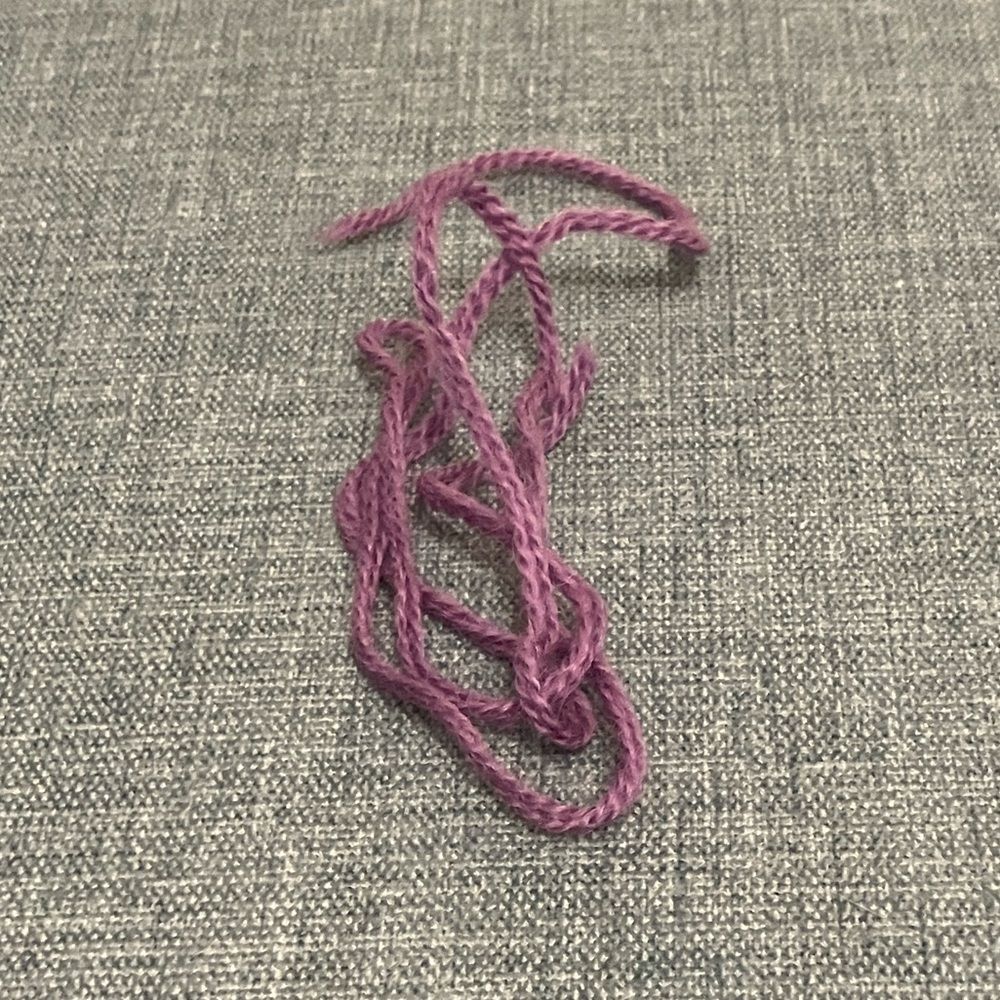 Purple Needlepoint Thread Yarn